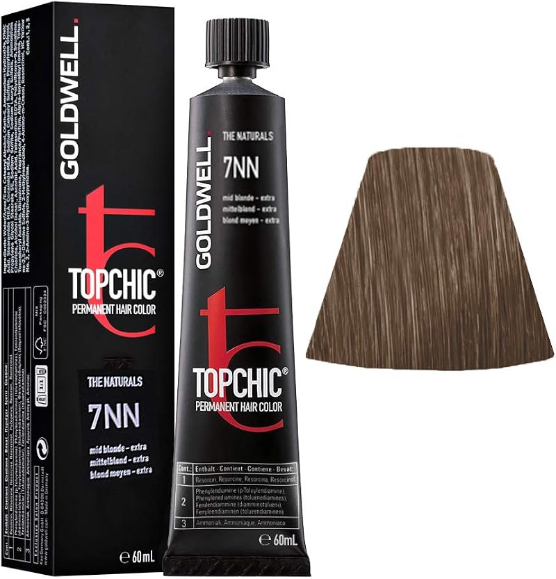 Goldwell Topchic 7NN Extra Medium Blonde 60ml 1587 Permanent Hair Colour