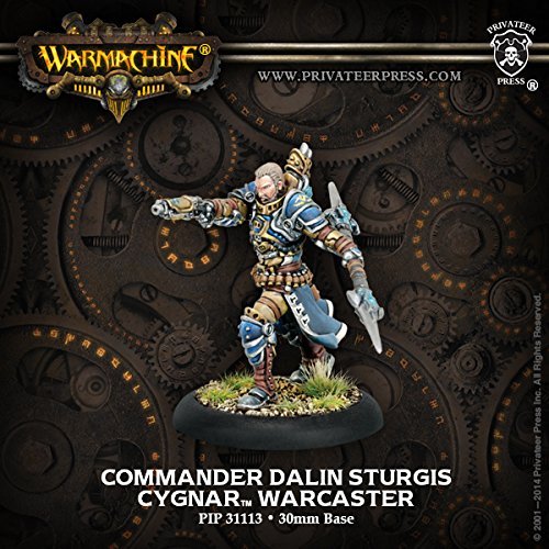 Warmachine: Cygnar Commander Dalin Sturgis Warcaster