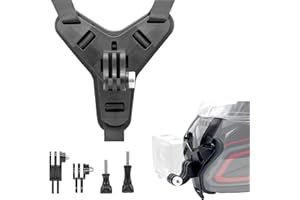 GENERIC Motorcycle Helmet Chin Mount, Suitable for Various Action Cameras, Helmet Mount for Sport Cameras Accessories