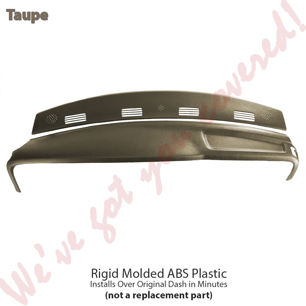 DashSkin 2 Piece Molded Dash Cover Kit Compatible with 02-05 Dodge Ram in Taupe