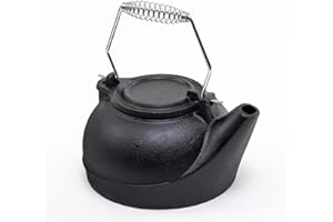 VOGELZANG US Stove Company Kettle Fireplace 3Qt Black, L