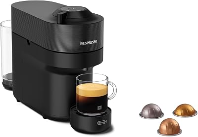 Nespresso Vertuo Pop Coffee Machine by De'Longhi ENV90.B Black 6 cup sizes
