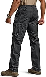 CQR Men's Military Cargo Pants, Water Resistant