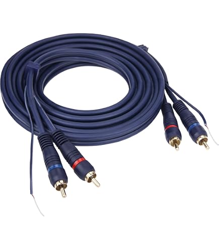 CablesOnline 1ft 7-Pin DIN To 2RCA Plug Audio Cable – For Naim, Quad, BO-2701K
