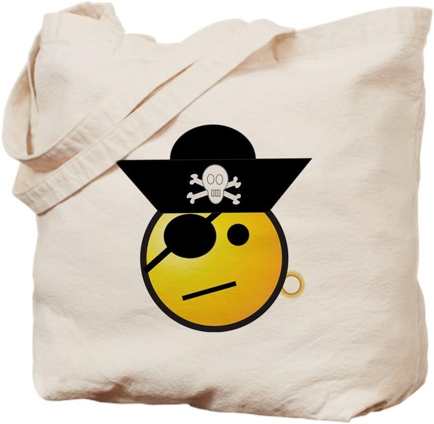 smiley face tote bag