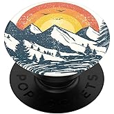 PopSockets Adhesive Phone Grip, Holder- Epic Altitudes | Secure Comfortable Hold, Anti-Drop, Kickstand, Nature, Leaf, For iPhone/iPad/Kindle/Android