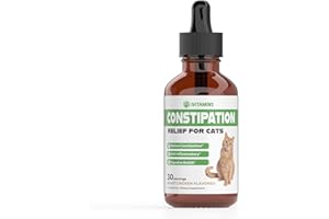 IVITAMINS Cat Constipation Relief - Cat Laxative - Cat Laxative Constipation Relief - Constipation Relief for Cats -Constipation Relief for Cat - Cat Constipation - 1 fl oz