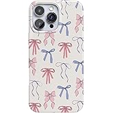 Casely iPhone 16 Pro Max Case | Coquette Girlie | Pastel Bows | Compatible with MagSafe | Classic Ultra Slim Design