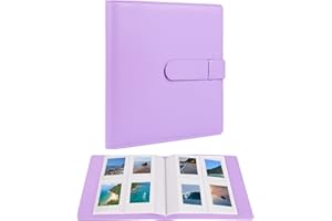 RUIBYTREE Beautiful Photo Album for 2x3 in Polaroid Photos - Safely Holds Your 256 Pictures Of Unique Memories - The Perfect Instax Mini Compatible Photo Book To Store Pictures Or Trading Collection Cards