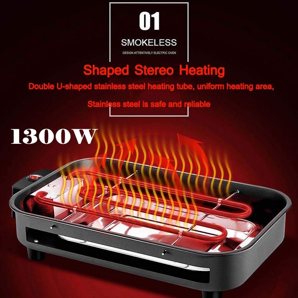 Review Portable Barbecue Grill Electric Indoor Griddle Electric