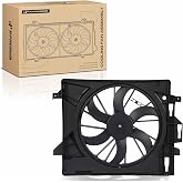 A-Premium Engine Radiator Cooling Fan Assembly | Compatible with Select Dodge &amp; Chrysler &amp; Volkswagen &amp; Ram Models - Grand Caravan 2008-2020, Town &amp; Country, Routan, C/V