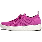 FitFlop Women's Rally E01 Multi-Knit Trainers Sneaker, Miami Violet, 6