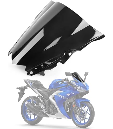 Motorcycle Windshield Windscreen Double Bubble For Yamaha YZF