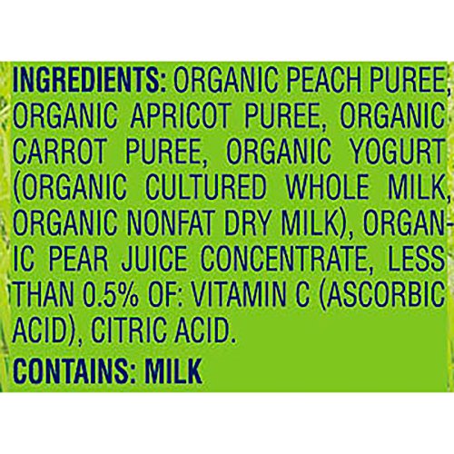 2 Gerber+Organic+Peaches+Apricots+Carrots