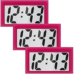 Frienda 3 Pieces Mini Digital Clock Small Digital