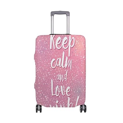 love pink suitcase