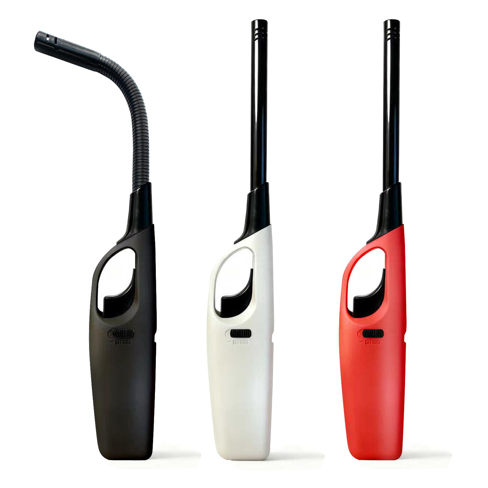 Photo 1 of **WILL NEED TO BE FILLED WITH FLUID*** Refillable Butane Candle Lighters, 3 Pack Multi-Purpose Reusable Lighter with Soft Flame for Candle Camping Fireplace Party BBQ Grill(No Fuel)