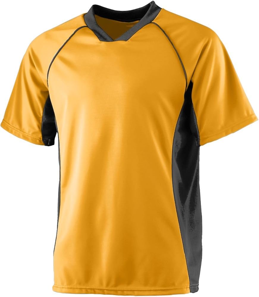 black gold soccer jersey