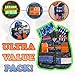 Tactical Vest Kit for Nerf N-Strike Elite Series - GLOW in the DARK ULTRA VALUE PACK! - 100 Bullets - CAMO Vest - Targets - Magazines - Bandana - Gun Holster