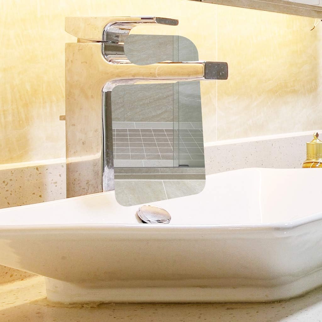 KCPer Shower Mirror, Bathroom Washroom Shaving Mirror Portable Traveling Shaving Mirror Deluxe Shave Well Fog-free Shower Mirror