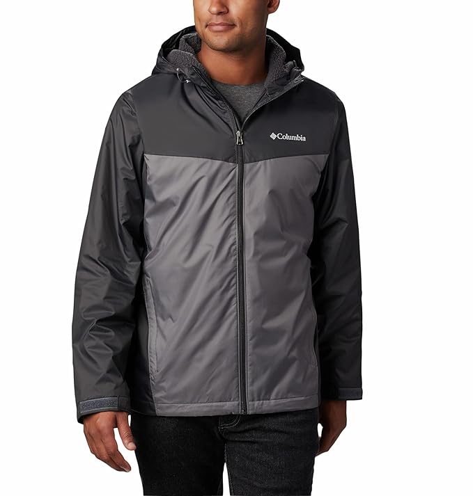 Buy Columbia Menâs Glennaker Sherpa Lined Rain Jacket, Waterproof at Amazon.in