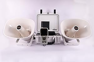 FOXPRO Snow Crow Pro Electronic Snow Goose and Crow Game Call Comes with 2 External Speakers and Remote