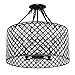 Edvivi Marya 4-Lights Oil Rubbed Bronze Round Shade Crystal Semi Flushmount | ORB | Glam Lighting