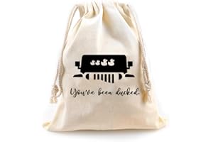 LANBAIHE You've Been Ducked | Rubber Duck Drawstring Bag | Duck Duck Bag | Reusable Rubber Duck Bag | 14.6 x 11.8inches | Great Gift for Any Duck Enthusiast | Rubber Duck Bag