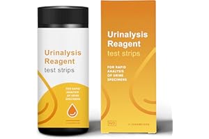 HEALTHY STUFF ONLINE 100 PCS UTI Test Strips - 11 in 1 Urine Test Strips for Women & Men - Easy to Use for Quick & Accurate Results, Urine Test Strips at Home UTI Test, Leukocytes, Nitrite, PH, etc | Easy to Read Results