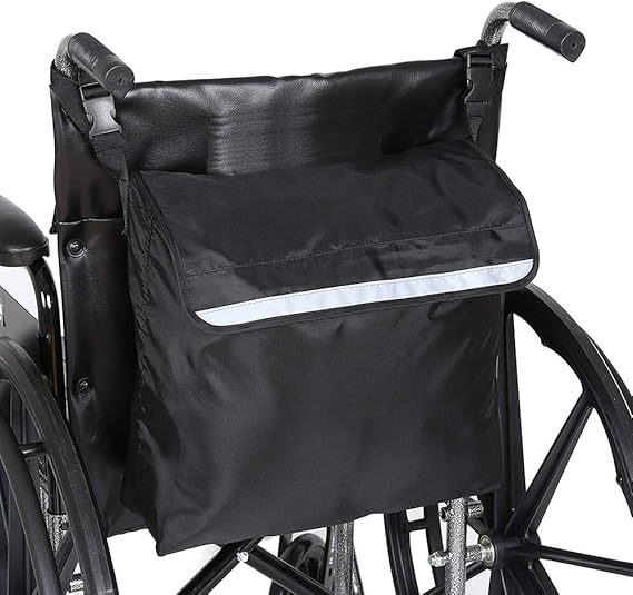 Secure Wheelchair Storage Bag Pouch, Mobility Aid Wheelchair