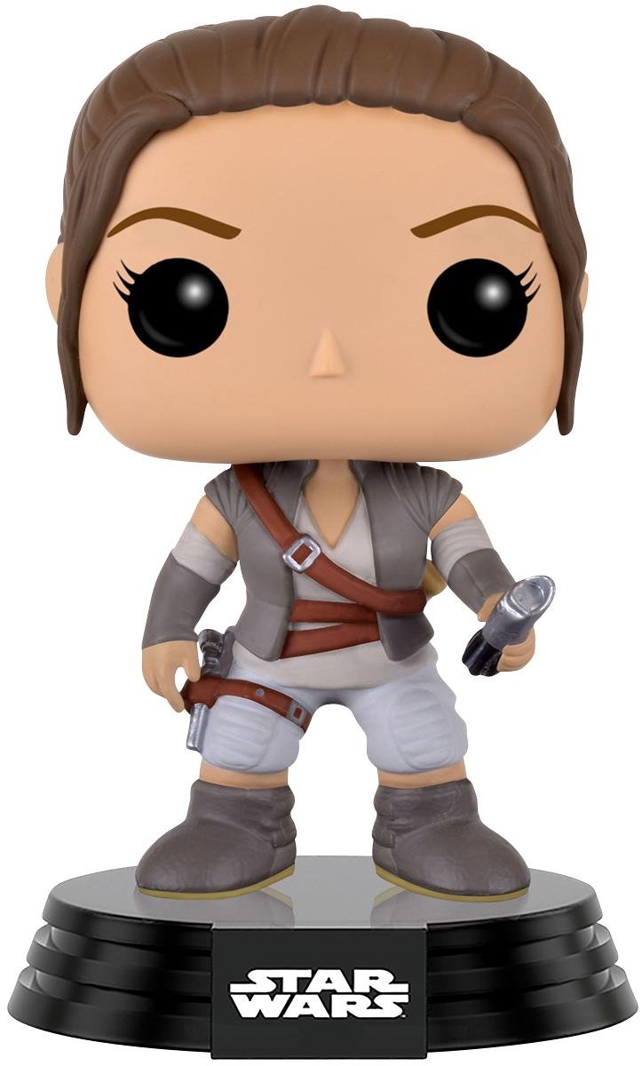Star Wars Episode 7 - The Force Awakens Rey Final Scene Lightsaber Hilt Vinyl Bobble-Head 114 Collector's figure