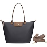 Xebslyti Tote Bag for Women | Lightweight Handbag with Compartments | Tote Purse with Zipper for School | Travel | Work | Gym