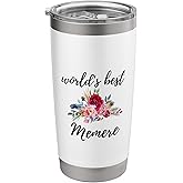 Memere French Canadian Grandma, Memere Grandmother Stainless Steel Insulated Tumbler