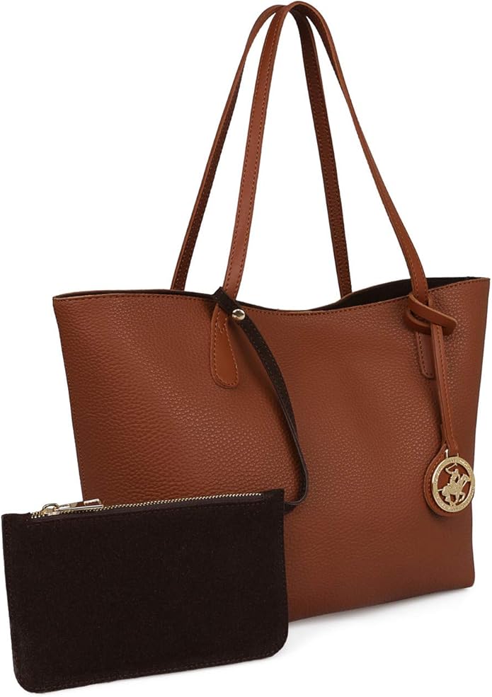 Beverly Hills Polo Club Womens Multiple Pockets + Handbag Multi