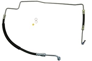 Edelmann 92313 Power Steering Pressure Hose, Black