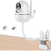 Flexible Baby Monitor Mount Compatible with HelloBaby HB65/HB6550/HB6558/HB66/HB248,ANMEATE SM935E/SM650 Monitor,Baby Camera 