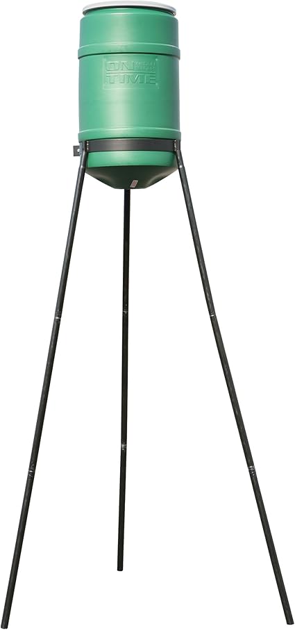 Amazon Com On Time Wildlife Feeders Tripod Only 200 Lb Green