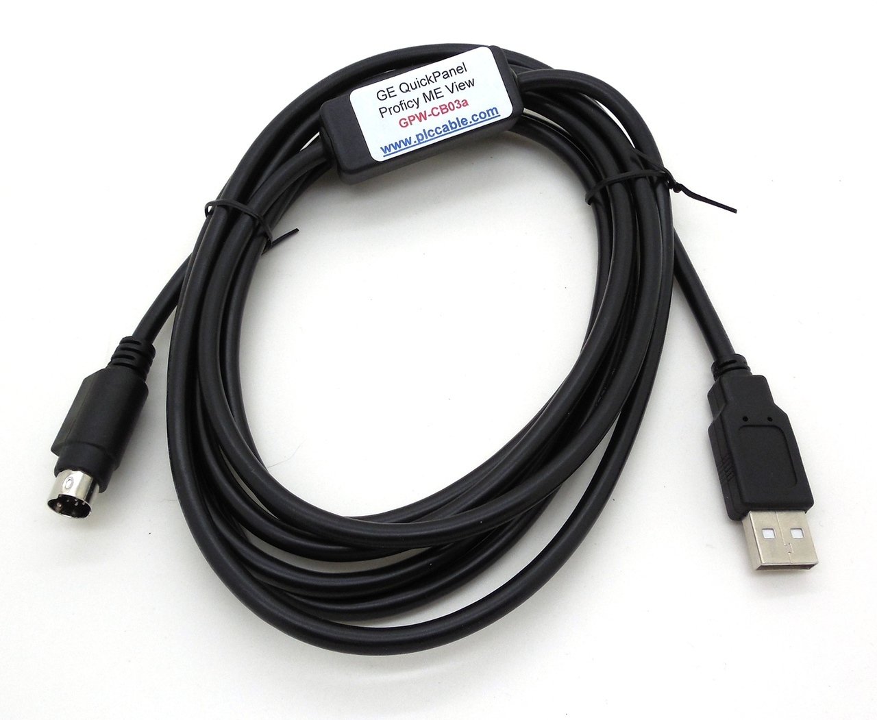 GE QUICKPANEL QUICKDESIGNER PROFICY ME VIEW & GP PROPB HMI CABLE / PROFACE USB-GPW-CB03 /A GPW-CB02