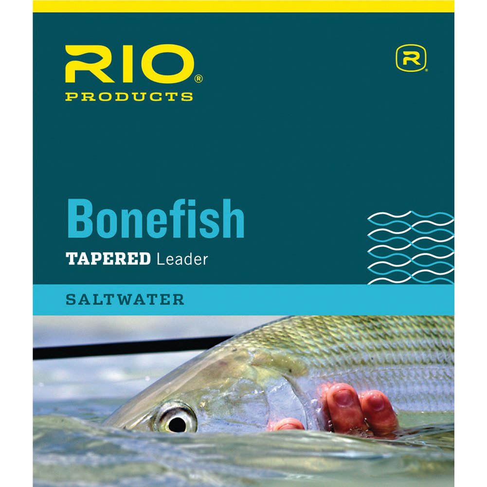 Rio Products Leaders Bonefish Knotless Leader 10' 10Lb 4.5kg 3PAK, Clear