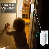 SECRUI Wireless Door/Window Alarm Sensor Chime 400ft Range 52 MP3 Modes view 5