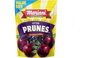 MARIANI PREMIUM Mariani | Pitted Prunes | Dried Fruit | Healthy, Vegan, Gluten Free Snack for Kids & Adults | No Sugar Added | 32 Ounces (Pack of 1) - Resealable Bag