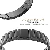 Giaogor Stainless Steel Watch Strap for Ticwatch E3 Smartwatch, Adjustable Band view 3