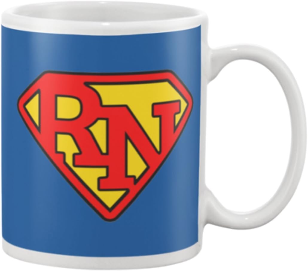 Nurse Coffee Mug Funny Super RN Gift for Nurses