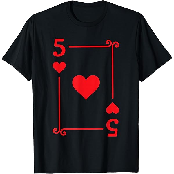 Amazon.com: Playing Cards Costume - 7 Hearts Card - Seven Card T