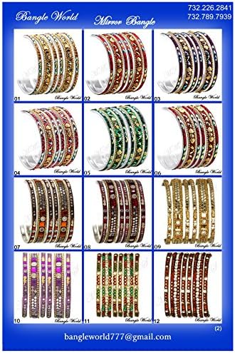 Bangle World's Group M Mirror Sixer Bangle Deal # 708 for details visit @bangleworld777 on Facebook