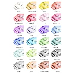 Mont Marte Premium Metallic Acrylic Paint Set, 24 x