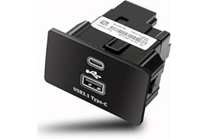 LOVEINLAST Carplay USB Interface Hub USB+Type-C Module HC3Z-19A387-B-G Compatible with Ford Lincoln SYNC 3 Version 3.4, Fit for Apple Android, Support Fast Charging