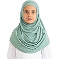 Prien Easy To Wear Hijab For Girls, Muslim Scarf for Kids, Instant Hijabs For Women, Viscose Children Scarves For Ramadan Eid