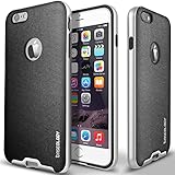 iPhone 6S Case, Caseology® [Envoy Series] Premium Leather Bumper Cover [Metallic Mesh Silver] [Leather Bound] for Apple iPhone 6S (2015) & iPhone 6 (2014) - Metallic Mesh Silver