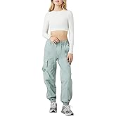 Forever 21 Womens Twill Cargo Joggers